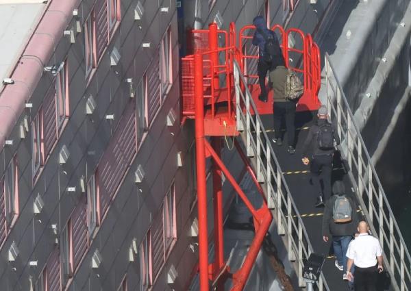 Asylum seeker dies on board UK barge housing migrants, charity says