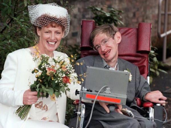 Stephen Hawking and Elaine Mason