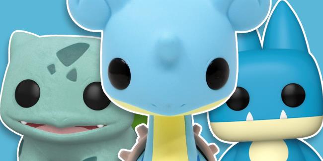 bulbasaur lapras and munchlax funko pops