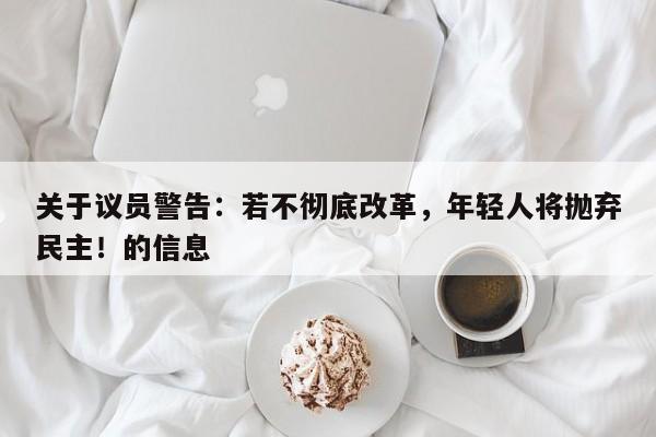 关于议员警告:若不彻底改革,年轻人将抛弃民主!的信息