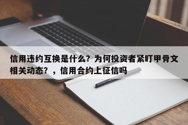 信用违约互换是什么?为何投资者紧盯甲骨文相关动态?,信用合约上征信吗