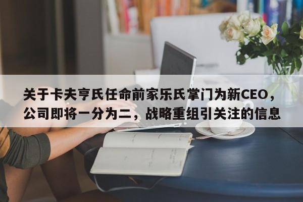 关于卡夫亨氏任命前家乐氏掌门为新CEO,公司即将一分为二,战略重组引关注的信息