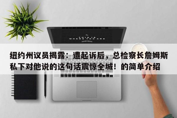 纽约州议员揭露:遭起诉后,总检察长詹姆斯私下对他说的这句话震惊全城!的简单介绍