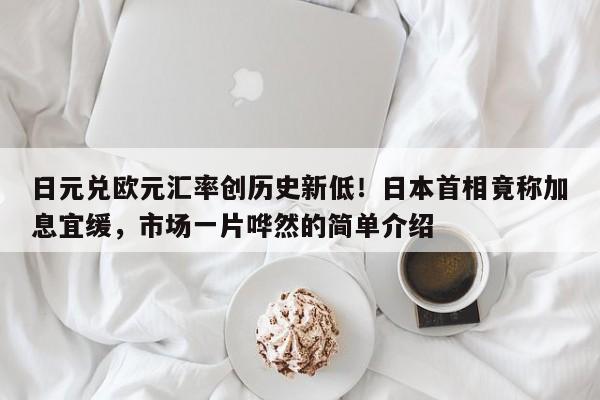 日元兑欧元汇率创历史新低!日本首相竟称加息宜缓,市场一片哗然的简单介绍