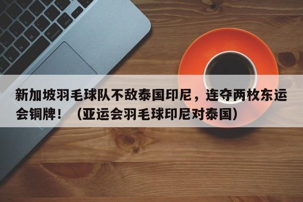 新加坡羽毛球队不敌泰国印尼,连夺两枚东运会铜牌!(亚运会羽毛球印尼对泰国)